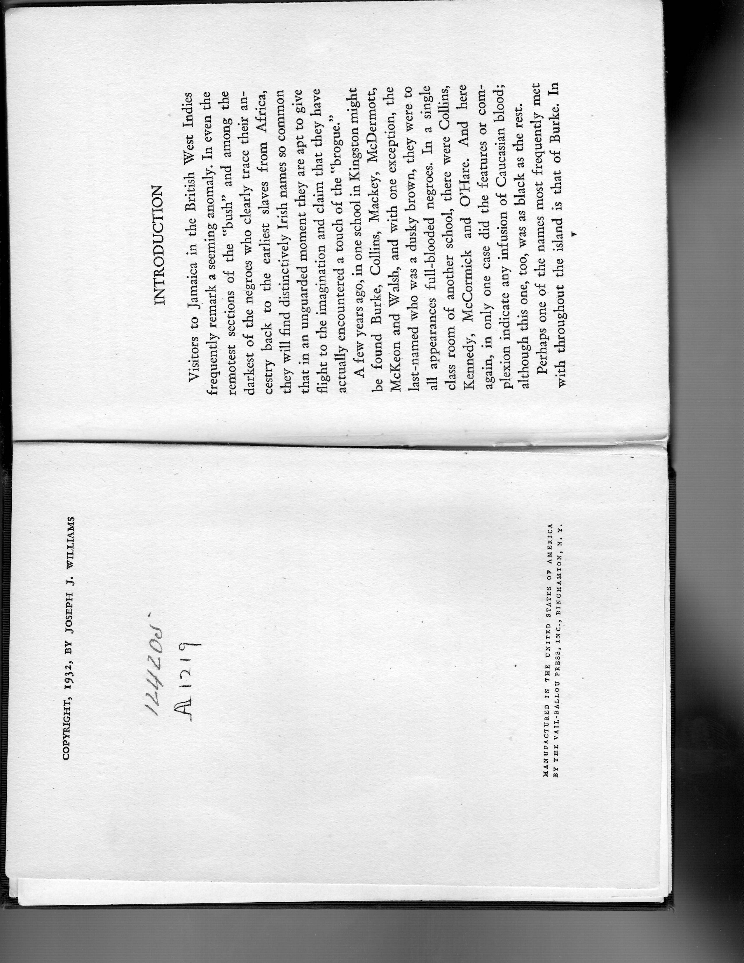 Scanned opening page of the 1932 introduction